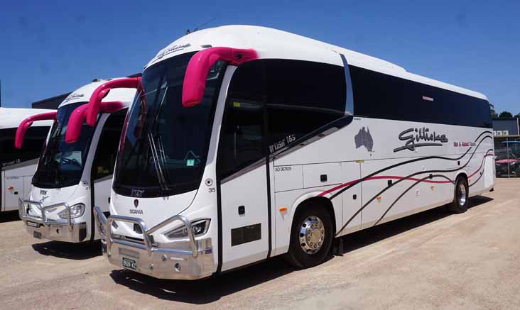 Gillicks Scania K370CB Irizar i6s 35 Volvo B8R i6 41